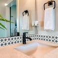 thumbnail image 4 of Mi Alma Vinyl Backsplash Decor - Blue Star Shaped Peel & Stick Tiles 6x6, 4 of 11