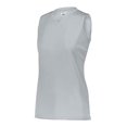 thumbnail image 2 of Augusta XL Ladies Attain Wicking Sleeveless Jersey Silver 4794, 2 of 2