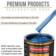 thumbnail image 4 of Burn Out Blue Metallic 1 Gallon URETHANE BASECOAT Car Auto Body Paint, 4 of 6