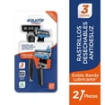 thumbnail image 1 of Rastrillos desechables Equate antidesliz con 3 hojas 2 piezas, 1 of 4