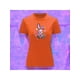 thumbnail image 2 of Playera Blusa Con Estampado De Conejo Kawai Con Caras Fantasmas Ropa Para Mujer Color Anaranjado Talla Grande Marca Emil SaEs, 2 of 4