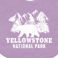 thumbnail image 4 of Inktastic Yellowstone National Park with Bear Mountains and Trees Boys or Girls Baby Bib, 4 of 4