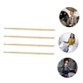 thumbnail image 4 of OULII 4pcs Wood Percussion Sticks Khaki Effortless Playing Rocking Music Players, 4 of 8