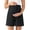 Black, variant on Women Maternity Shorts Soft Loose High Waist Drawstring Pants Summer Casual Lightweight Pregnancy Trousers Dark Gray XL