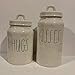 thumbnail image 2 of Rae Dunn"HUGS KISSES" Canister Set of 2 - ceramic - Valentine's Day gift - very rare!, 2 of 2