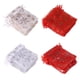 thumbnail image 2 of 50/100 bolsas de regalo de organza blanca y roja con forma de copo de nieve, 7 x 9/9 x 12/10 x 15/13 x 18 cm, para bodas, fiestas de Navidad, dulces, joyas, 2 of 5