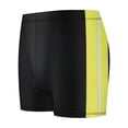 thumbnail image 2 of PBFRDSJ Color Block Swimwear Shorts for Mens UPF50+ Square Legs Swim Jammer Stretch Waisted Lift Breathable Trunks, 2 of 6