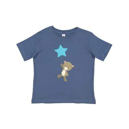 

Inktastic Cute Bear Bear with Balloon Little Bear Star Gift Baby Boy T-Shirt