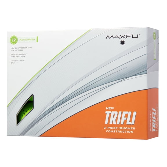Maxfli 2023 TriFli Matte Green Golf Balls