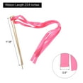 thumbnail image 2 of Unique Bargains 20Pcs Wedding Ribbon Sticks Ribbon Streamers Sticks for Wedding Celebration Rose Pink, 2 of 5