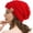 Red, variant on REDESS Slouchy Red Beanie Hat for Women Winter Warm Knit Cap