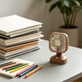 thumbnail image 5 of AuroraX Desk Fans Personal Cooling USB Charging Mini Cooler Lightweight Strong Airflow Adjustable Speeds Quiet Brown Office Table Fan, 5 of 6