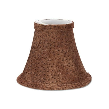 - Lampshade: Brown Animal Print, 5 inches