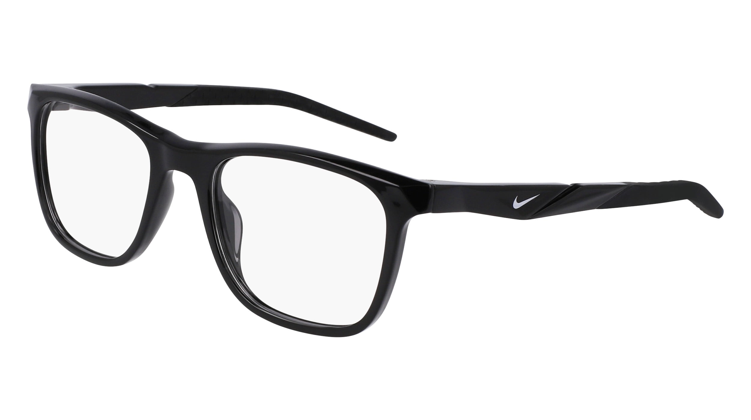 NIKE スクエアフレムメカネ 7255 411 Nike NIKE 7255 411 Unisex Obsidian Rectangular Frame