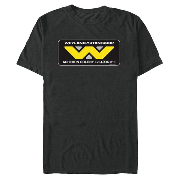 Alien 45th Anniversary Weyland-Yutani Corp Acheron Logo - Short Sleeve Blended T-Shirt for Adults - Customized-Dark Heather