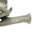 thumbnail image 6 of DecMode Silver Aluminum Metal Antler Candle Holder, 6 of 8