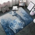 thumbnail image 3 of Area Rugs For Living Room Decor - Majestic Blue Flower Deer Anti Slip Throw Washable Rugs 3x5 For Bedroom, Soft Indoor Carpet For Bedroom Living Room 60x39In, 3 of 5
