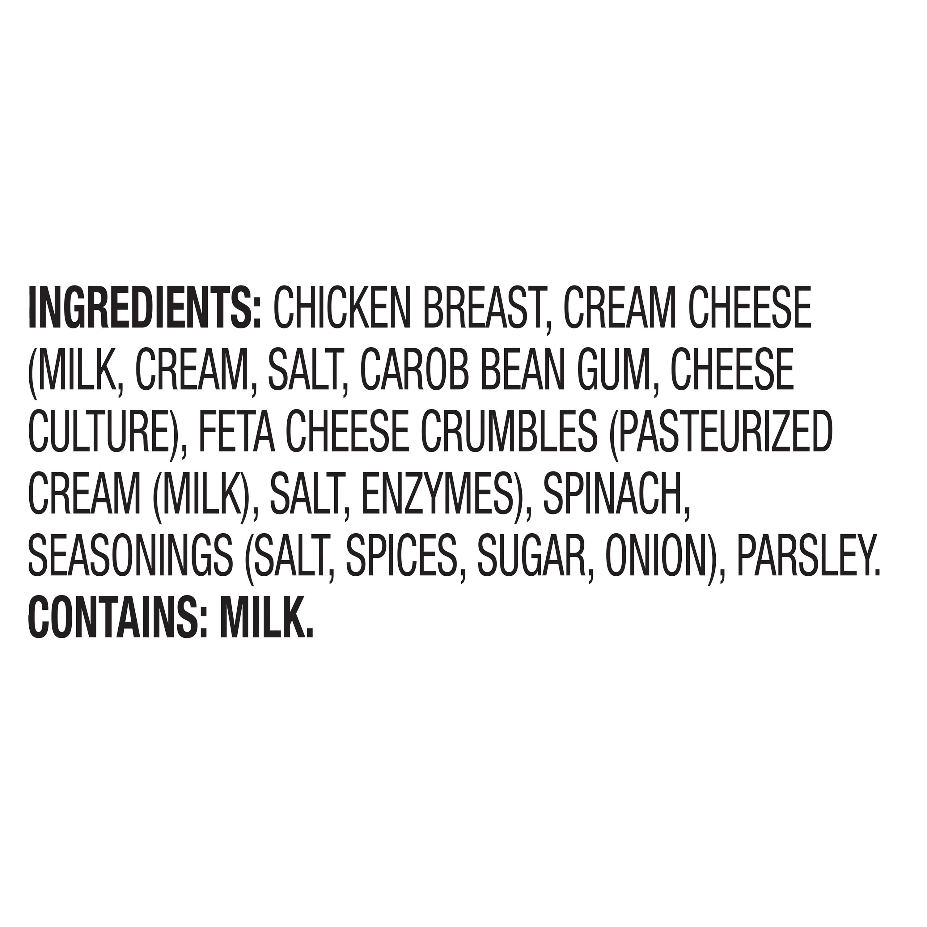 Marketside Chicken Breast Stuffed with Spinach and Feta Cheese, 2 Count, 16.2 oz (Fresh)