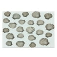thumbnail image 1 of Scallop Cutting Board, Clam Seashells Beach Pecten Family Nautical Creatures Plain Background, Decorative Tempered Glass Cutting and Serving Board, in 3 Sizes, by Ambesonne, 1 of 2