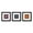 Black Framed Version, variant on Gallery Pops Star Wars: Saga - Asian Art Droids Wall Art Bundle (3-Pack), White Framed Version, 12" x 12"