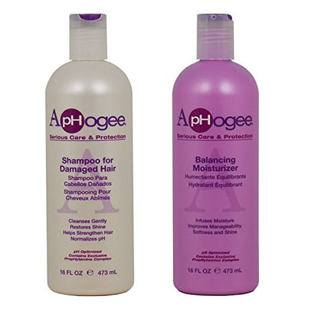 ApHogee Shampoo for Damaged Hair + Balancing Moisturizer 16oz