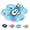 Blue, variant on Light Up Slippers for Women, Cute Cartoon LED Glowing Slides, Comfort Anti-Slip House Shoes with RGB Lights for Indoor Outdoor