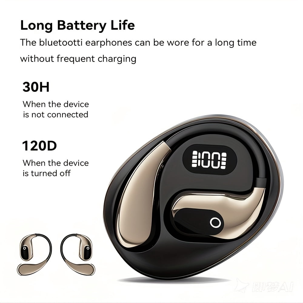 AI Language Translator Earbuds, OWS Wireless 5.2 Open-Ear Buds with Real-Time 144-Language Translation for Travel, Business & Learning, 3-in-1 Bluetooth Headphones, Audifonos, Noise Cancelling