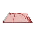 thumbnail image 2 of Ahgly Company Machine Washable Indoor Rectangle Abstract Red Modern Area Rugs, 8' x 10', 2 of 4