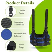 MybowBack Stretcher Decompression Belt, Blue and Black