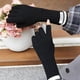 thumbnail image 4 of Guantes de invierno para mujer, guantes térmicos de punto, manoplas a prueba de viento, guantes con pantalla táctil para esquiar y andar en bicicleta, 4 of 5