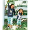 thumbnail image 4 of LazyOne Warm Long-Sleeve PJ Sets for Girls and Boys, Mint Pasture Bedtime, Funny Animal Kids' Pajama Sets, 4 of 7