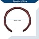 thumbnail image 4 of Funda para volante de fibra sintética Unique Bargains, protector de volante de ABS para automóvil, 14.96" textura de fibra de carbono, 1 Pc, 4 of 6