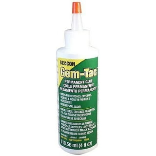 BEACON Gem-Tac Premium Quality Adhesive for Securely Bonding Rhinestones  and Gems - Water-Based, UVA Resistant, 2-Ounce