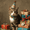 Cat with Party Hat, variant on Retro Christmas Scene Canvas Print, Wall Art for Living Room, Bedroom, Kitchen, Dining Room, Office, Den, Foyer, Hallway