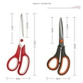 Laxiabr Scissors Bulk，Multipurpose Sharp Scissors for School Office
