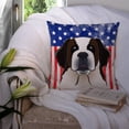 thumbnail image 3 of USA Design with Dog Fabric Decorative Pillow, 3 of 4