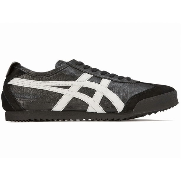 Asics Onitsuka Tiger Women MEXICO 66 DELUXE 1182A465 BLACK/WHITE With Shoe Bag