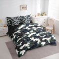 thumbnail image 3 of jejeloiu Camouflage 7-Piece Twin Bedding Sets,Green White Brown Bedding Comforter Set For Boys Kids Reversible, 3 of 8