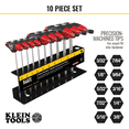 thumbnail image 3 of Klein Tools Hex Key Set, SAE T-Handle, 4-Inch, with Stand, 10-Piece, 3 of 9