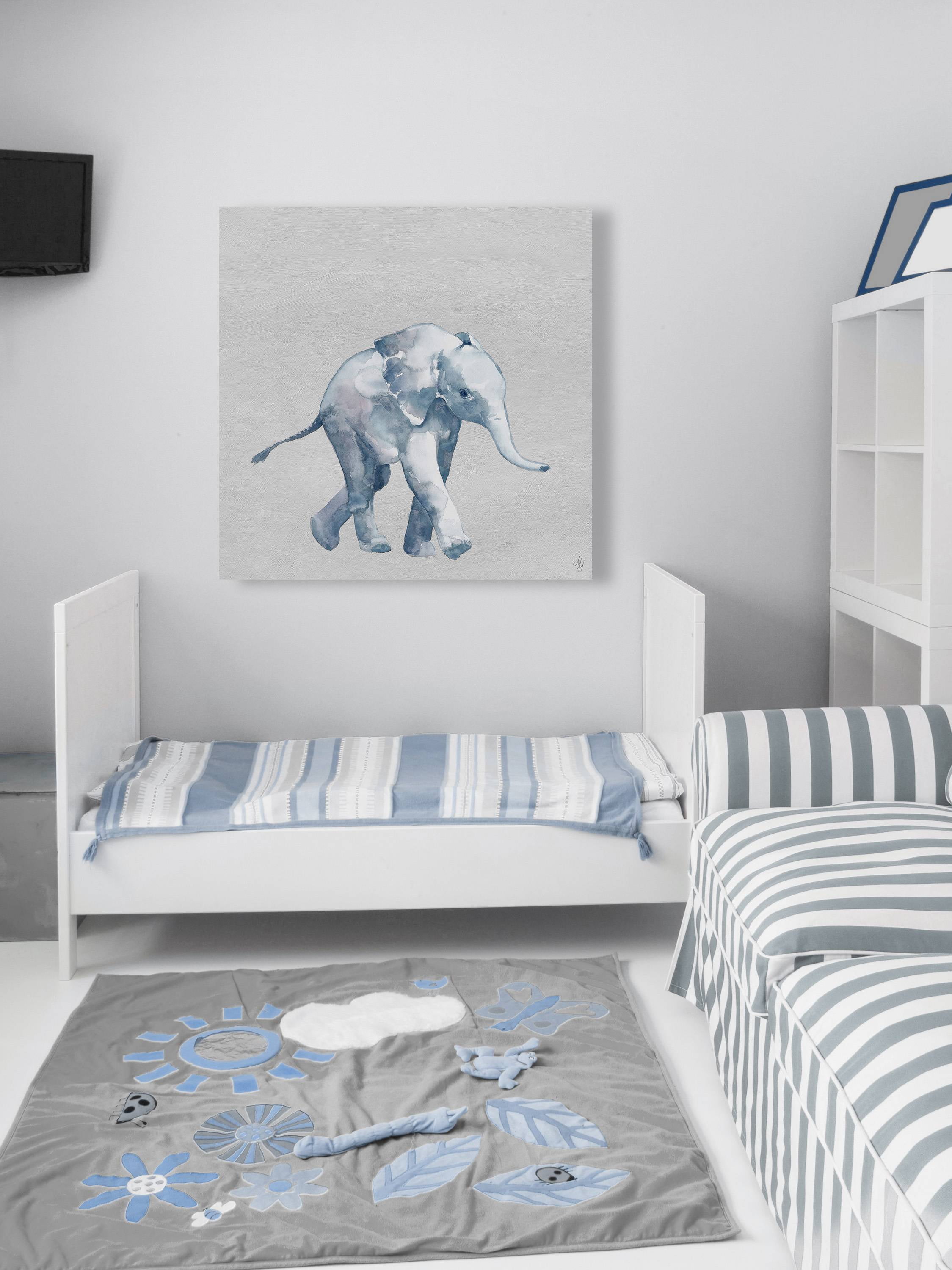 Marmont Hill Quiet Elephant II Canvas Wall Art