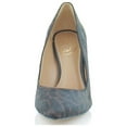 thumbnail image 4 of Sam Edelman Hazel Dark Brown Multi Stiletto Heeled Pointed Toe Slip On Pumps (Dark Brown Multi, 7.5), 4 of 8