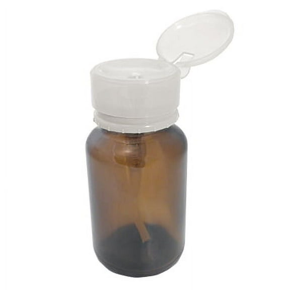 DL PRO 6 OZ. AMBER GLASS PUMP DISPENSER BOTTLE EA