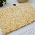 thumbnail image 2 of Alfombra de baño de chenilla esponjosa, alfombrilla antideslizante, cubierta de suelo para habitación, alfombra de , cojín Beige 60x120cm Zulema Cuarto de baño Ducha Alfombrillas de baño, 2 of 7