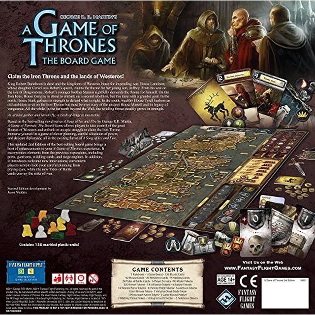 Un Juego de Tronos: El Juego de Tablero, Segunda Edición Fantasy Flight Games Fantasy Flight Games