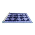 thumbnail image 2 of Ahgly Company Machine Washable Indoor Rectangle Persian Blue Traditional Area Rugs, 2' x 4', 2 of 4
