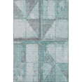 thumbnail image 2 of Addison Rugs Mayfield Premium Machine Washable Transitional Geometric Teal Rectangle Rug, 10' x 14', 2 of 7