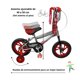 thumbnail image 3 of Bicicleta Infantil Unibike  rodada 12 con ruedas de entrenamiento Rojo 12, 3 of 7