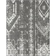 thumbnail image 4 of Unique Loom Outdoor Bohemian Collection Area Rug - Anthro (7' 10" x 10' Rectangle Charcoal Gray/Ivory), 4 of 6