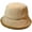 Khaki, variant on CoCopeaunts Plain Color Bucket Hat Women's Autumn Winter Lamb Hair Brim Thickened Warm Fisherman Hat Collapsible Compressible