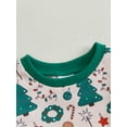 thumbnail image 5 of aturustex Toddler Boys Christmas Tracksuit Outfits 0 6M 12M 18M 2T 3T Infant Long Sleeve Sweatshirts Gingerbread Man Print Pullovers Crew Neck Tops an Suits Kids 2Pcs Spring Fall Clothes Set, 5 of 8